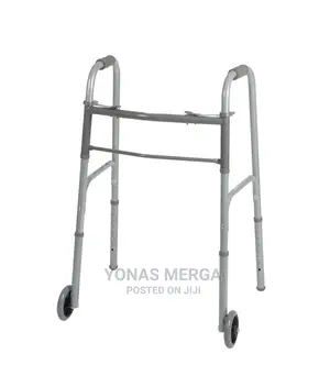 Height Adjustable Folding Walker With Wheels, Lightweight