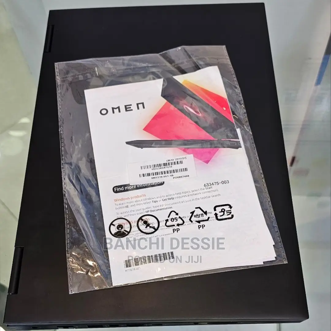 New Laptop HP Omen 16 16GB Intel Core I7 SSD 1T