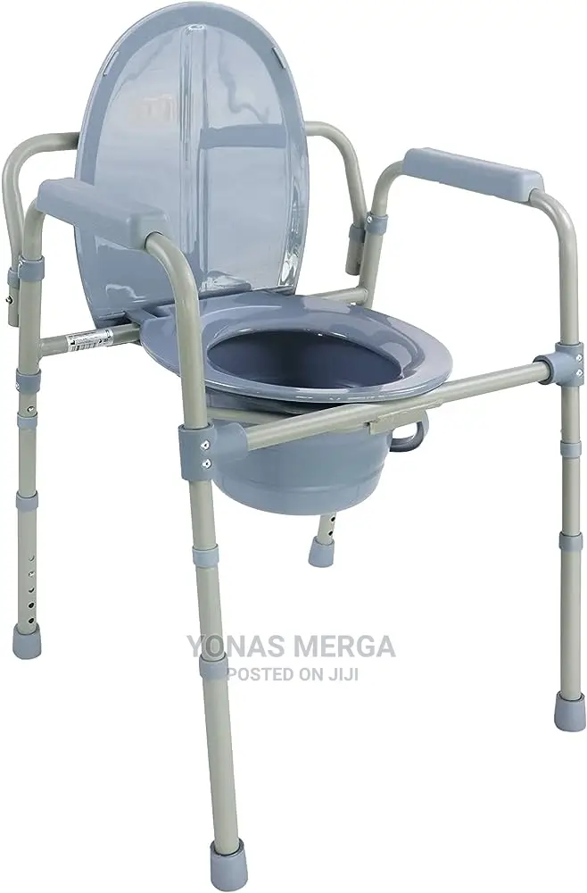 Heavy Duty Bariatric Folding Bedside Commode Chair