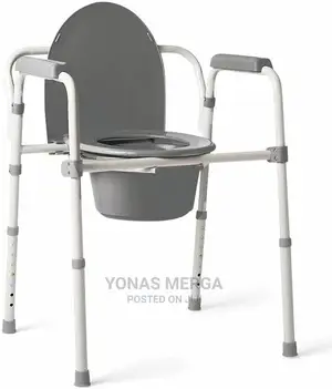 Photo - HEALTHLINE Commode for Seniors - Folding Commode Chair