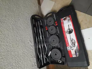 55kg Adjutable Dumbbell Set and Barbells