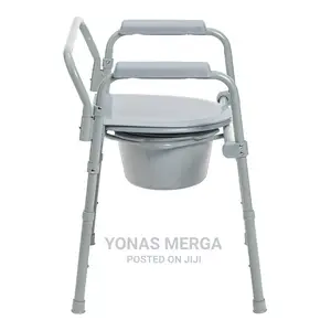 Toilet Chair, Portable Extra Wide Seat With Bucket