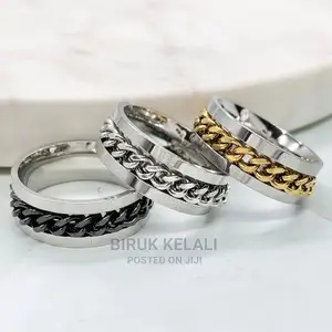 Photo - Chain 2D Rings for All Mens
