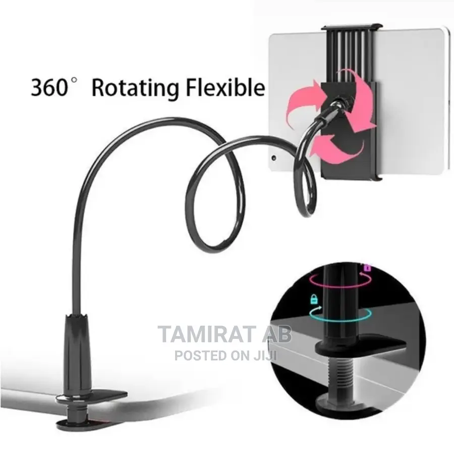 Flexible 360° Rotating Long Arms Mobile Phone, Tablet Holder