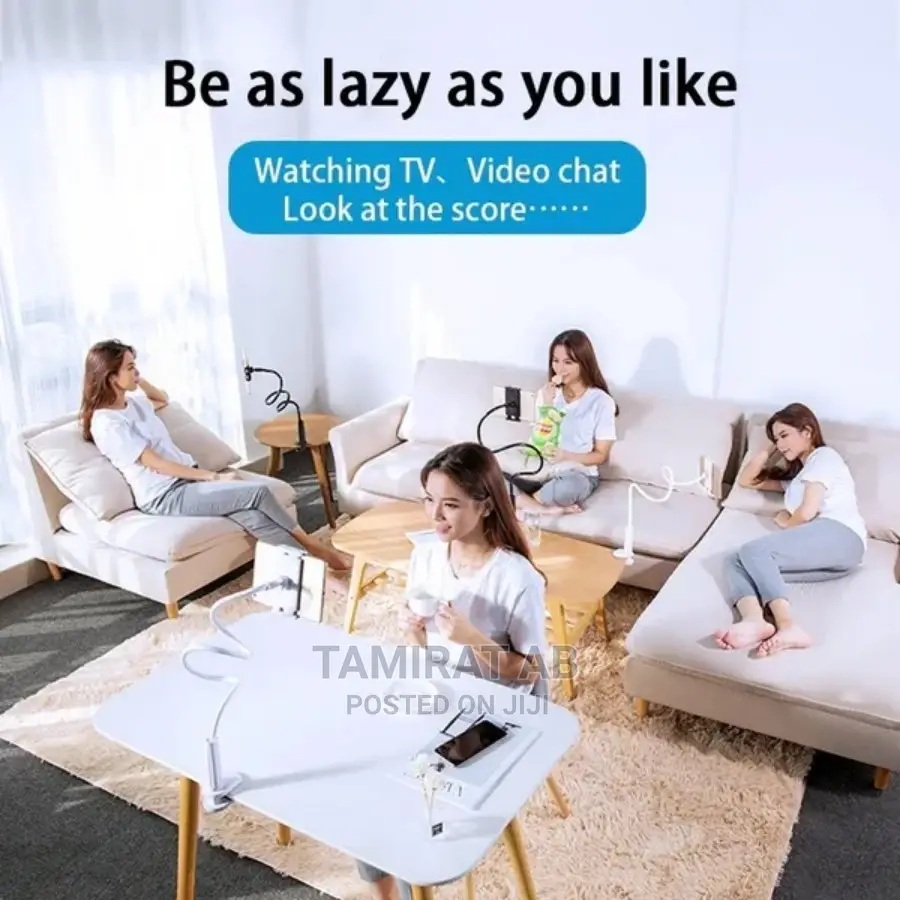 Flexible 360° Rotating Long Arms Mobile Phone, Tablet Holder