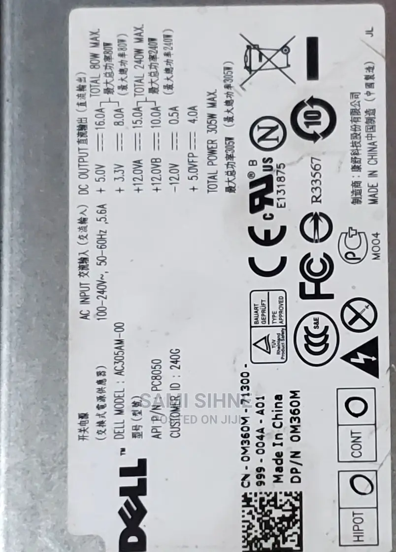 Power Supply For ,760 And 780