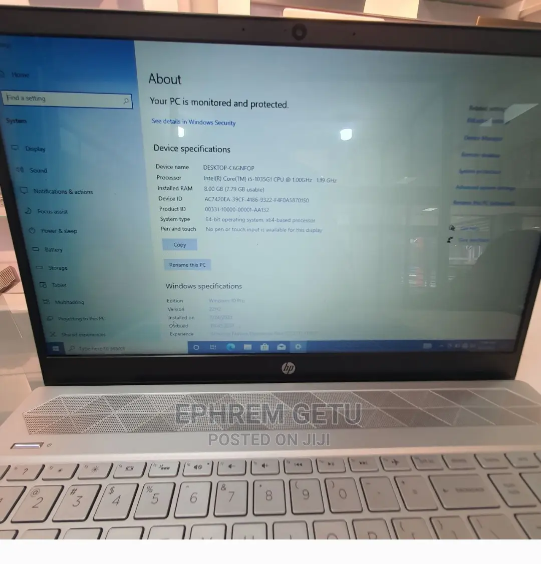 New Laptop HP Pavilion 15 8GB Intel Core I5 HDD+SSD 1T