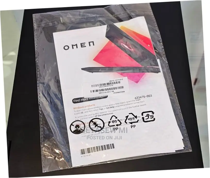 New Laptop HP Omen 15 16GB Intel Core I7 SSD 1T