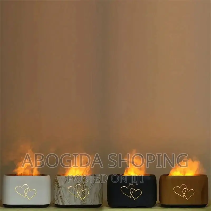 Air Humidifier With Remote Control Flame Effect