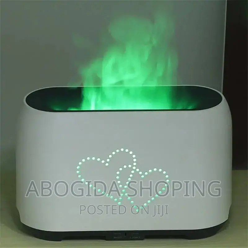 Air Humidifier With Remote Control Flame Effect