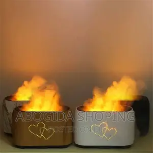 Air Humidifier With Remote Control Flame Effect