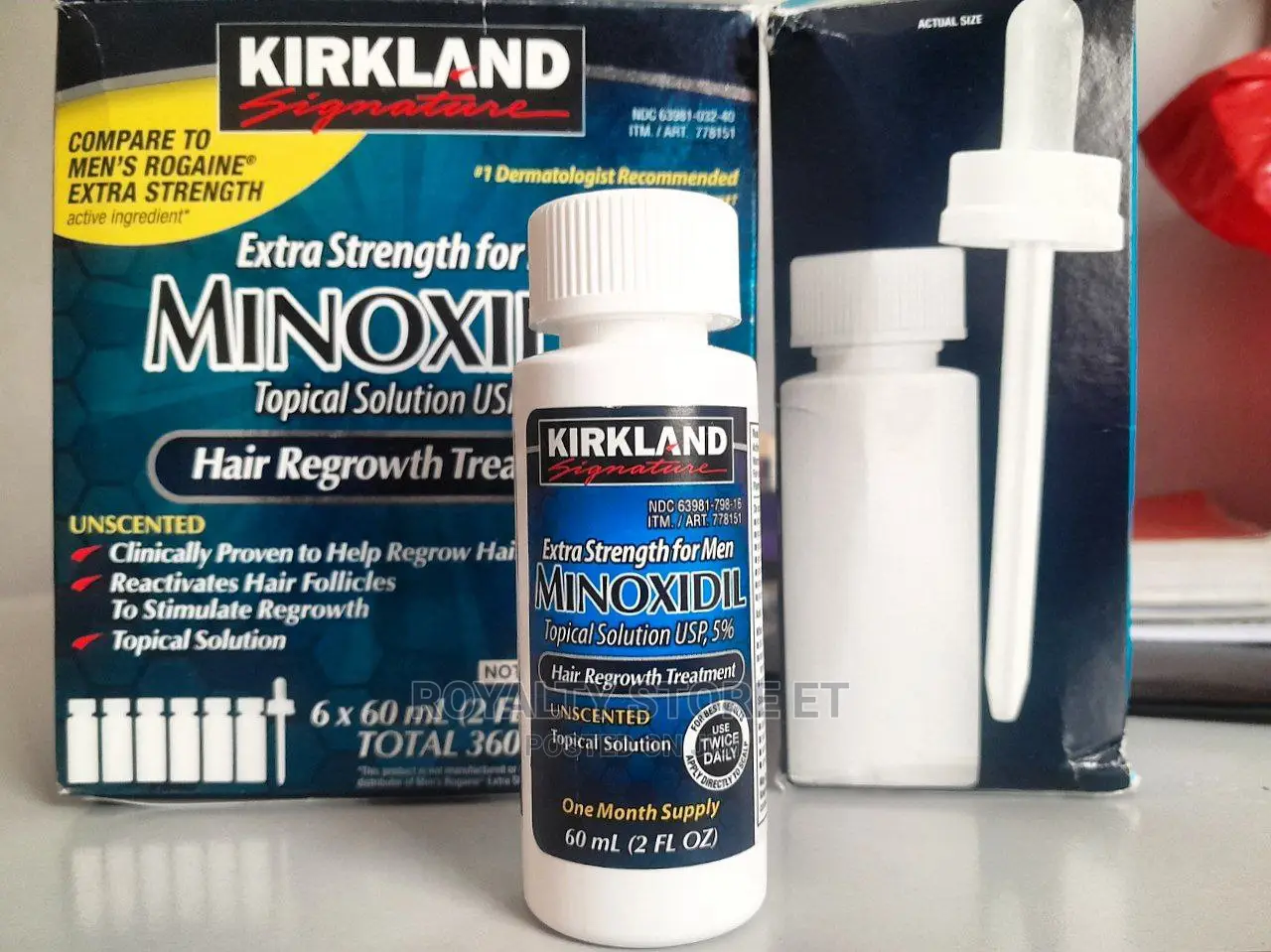 Minoxidil የፀጉር ና የፂም ማሳደጊያ ቅባት