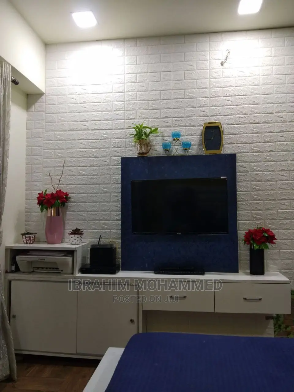 የግድግዳ ማስዋቢያ 3D Brick Wall Sticker /Wallpaper