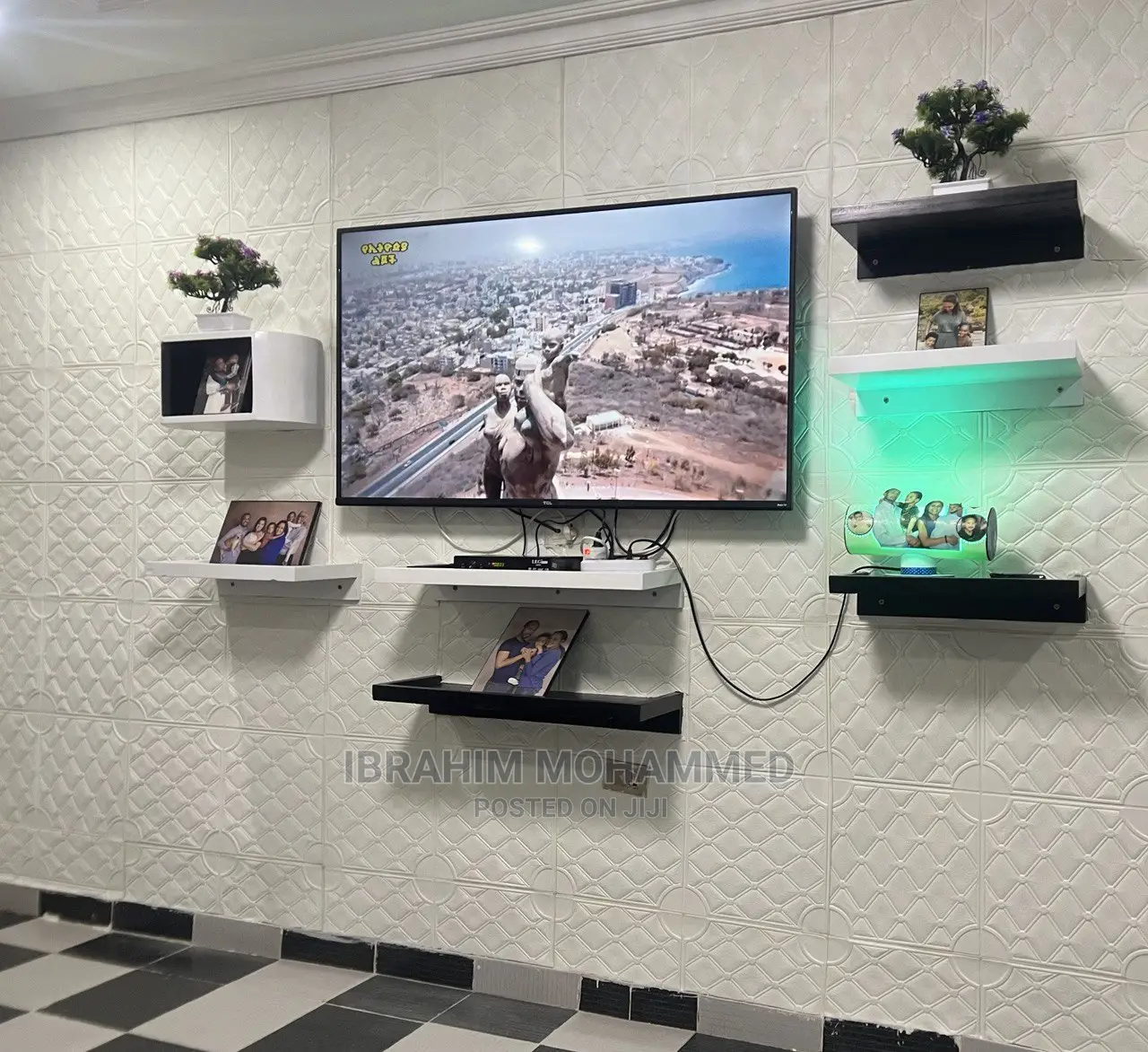 የግድግዳ ማስዋቢያ 3D Brick Wall Sticker /Wallpaper