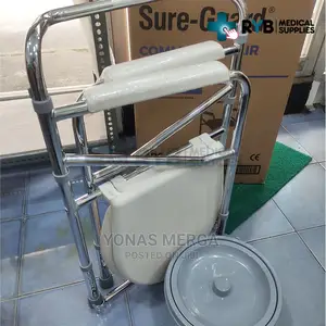 White and Silver Y-Care KW 894 Aluminium Commode Chair