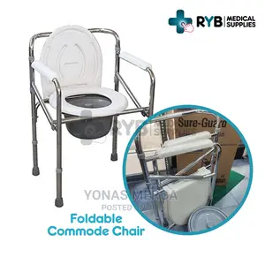 White and Silver Y-Care KW 894 Aluminium Commode Chair