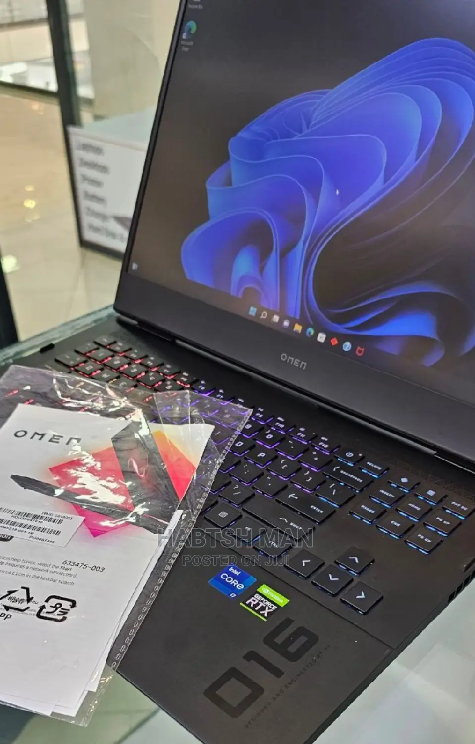 New Laptop HP Omen 16 16GB Intel Core I7 SSD 1T