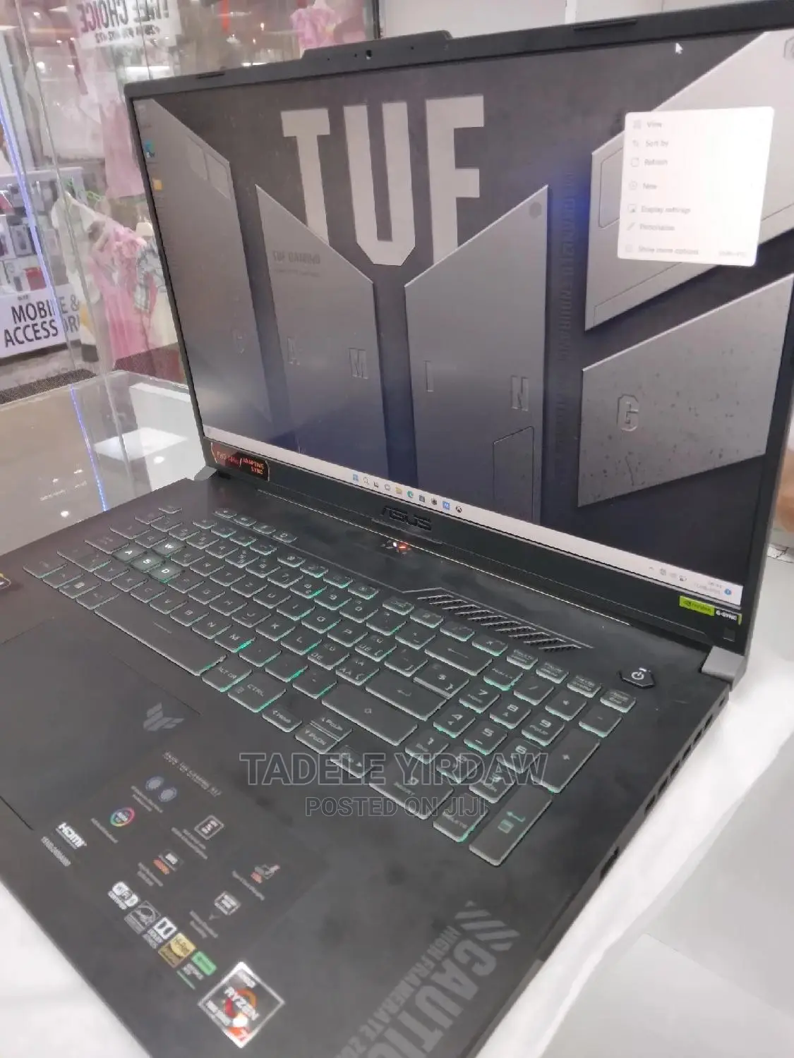 New Laptop Asus TUF Gaming A15 16GB AMD Ryzen 7 SSD 1T