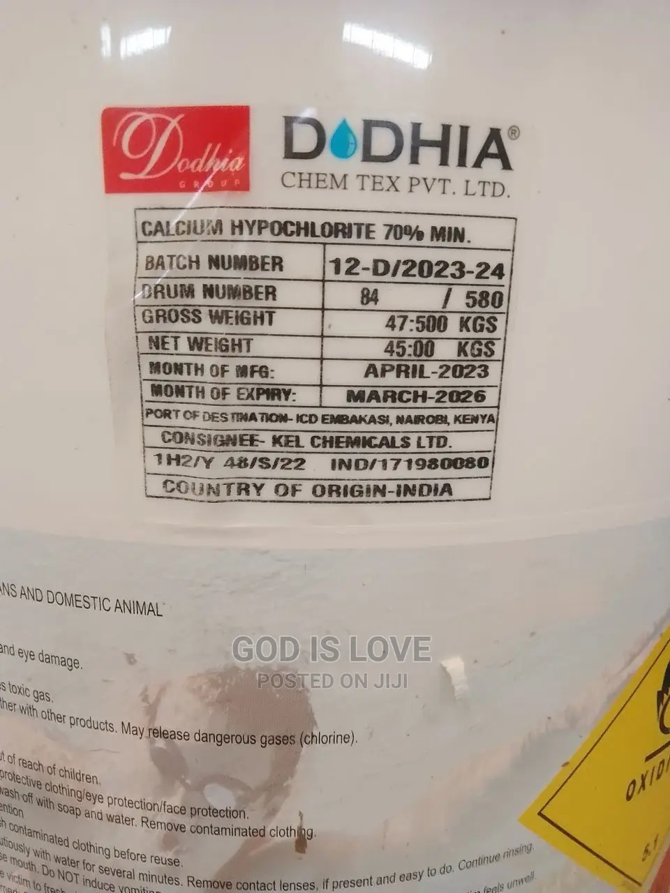 Calcium Hypo Chlorit 70%