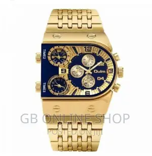 Oulm 9315 Multi Time Zone Large Dial Quartz Watch