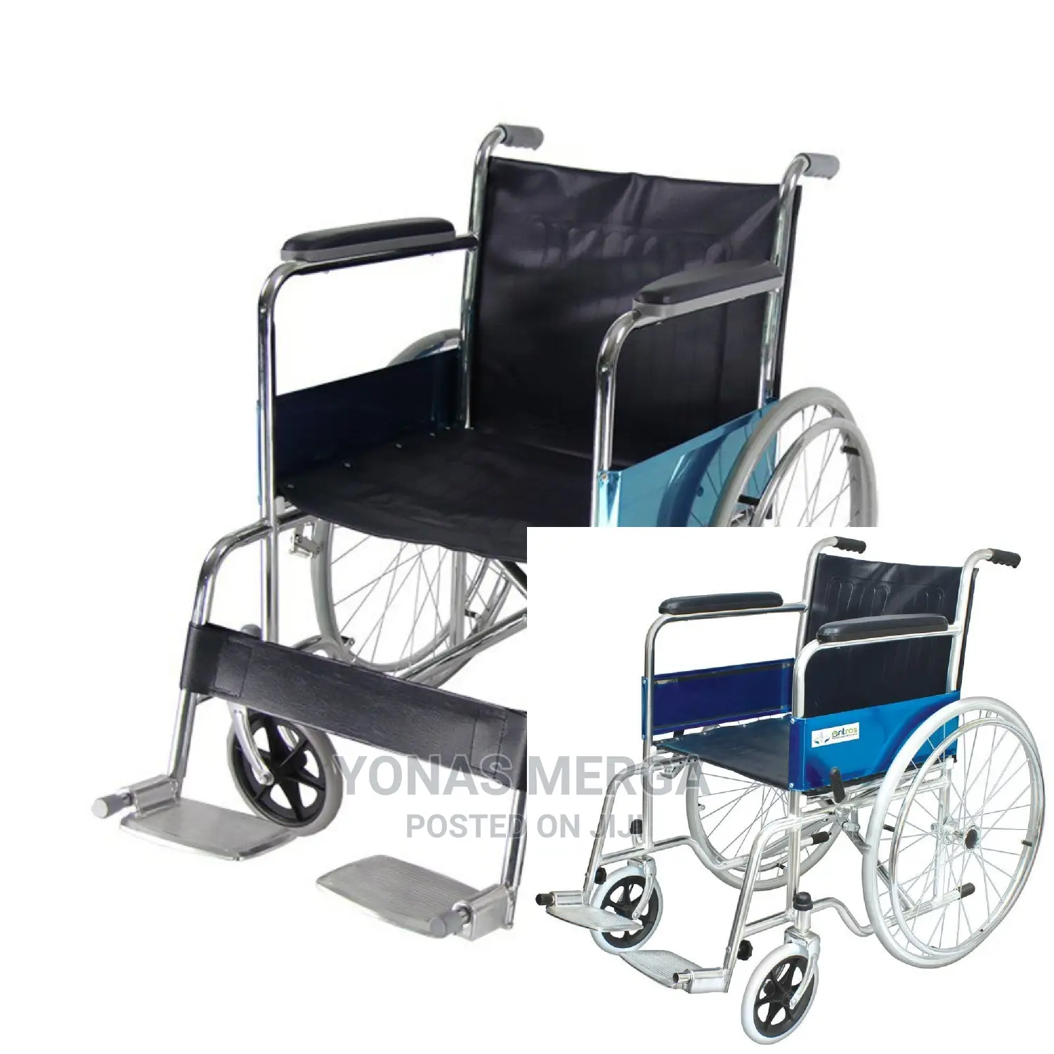 Medical Portable Steel Manual Wheelchair