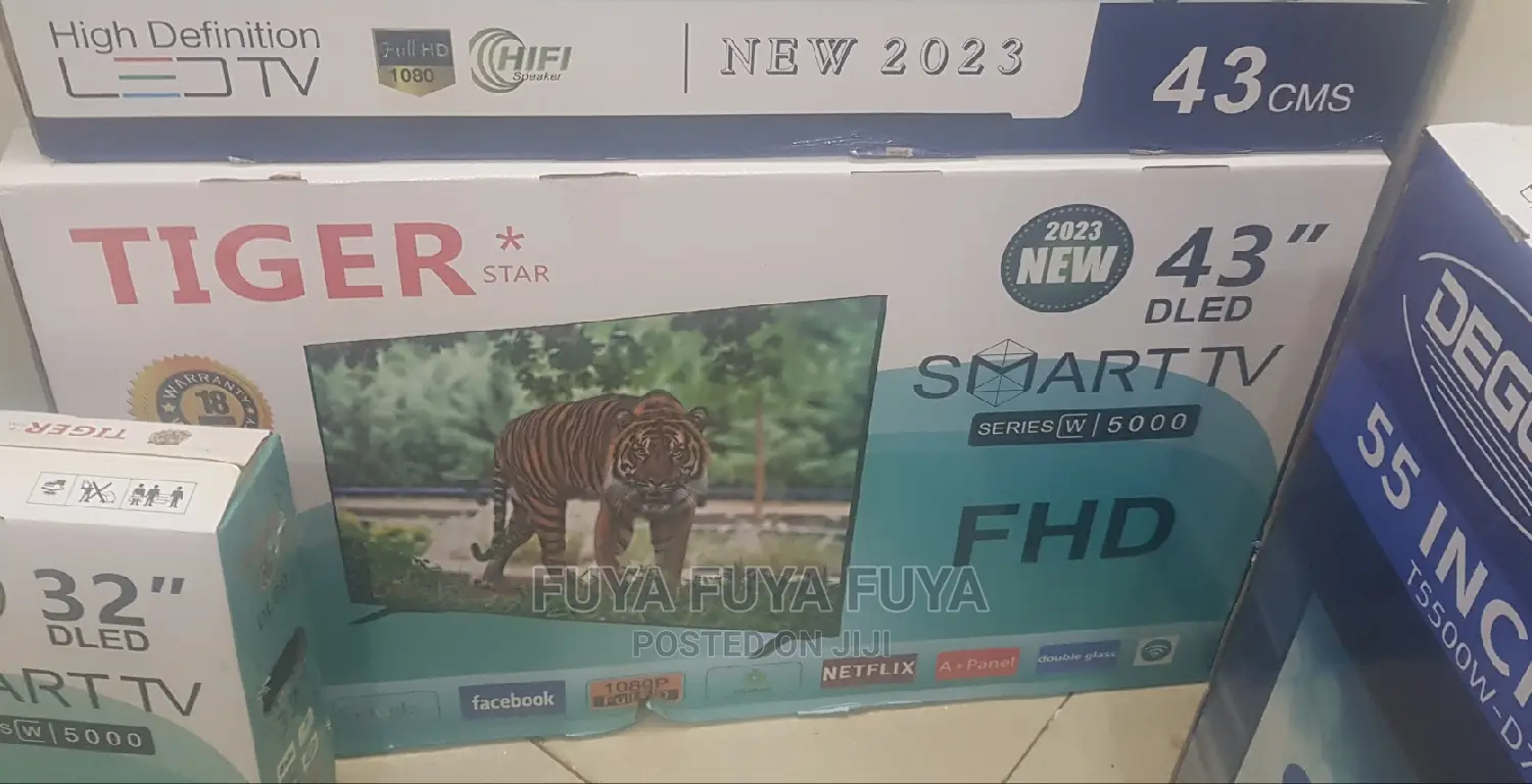 TIGER 43 Inchi Double Glass Smart 2023 Tv