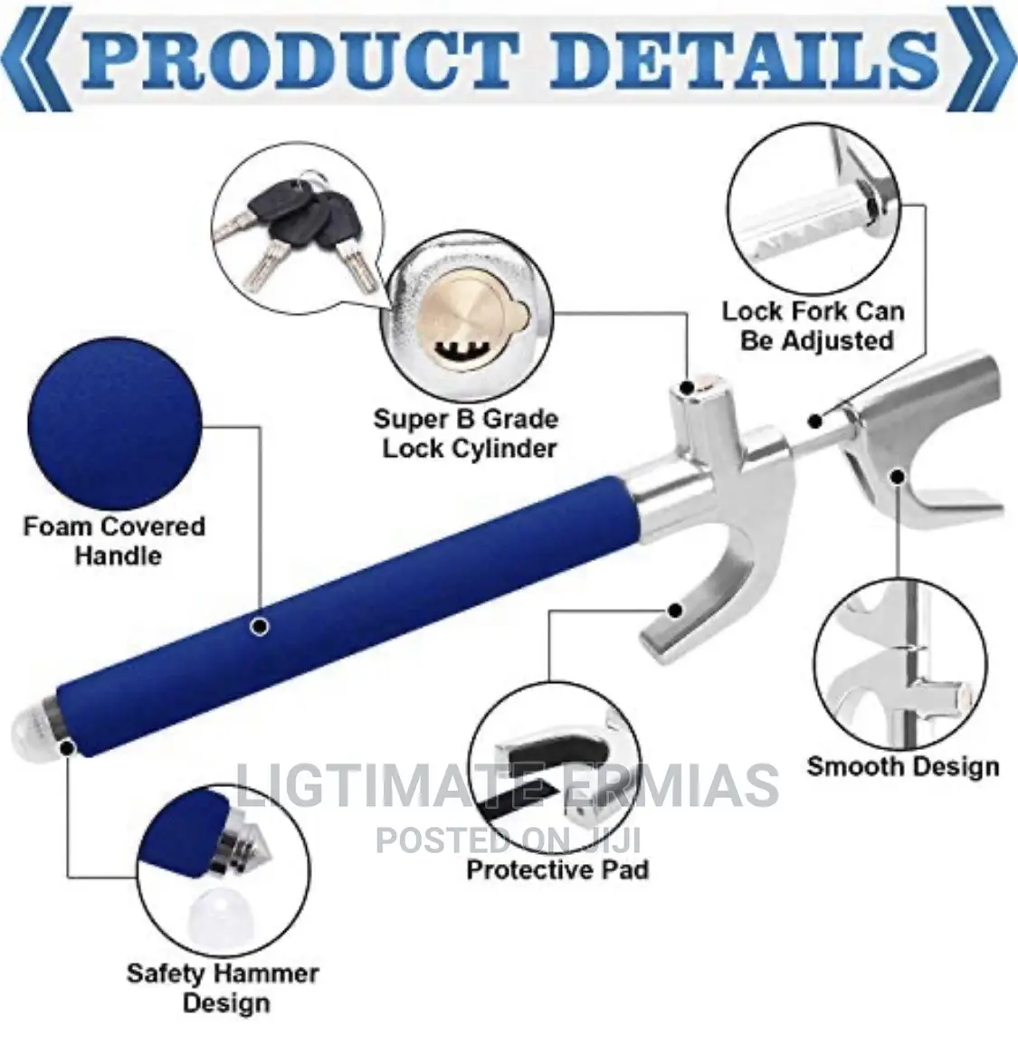 Wheel Lock ANTI THEFT Lock