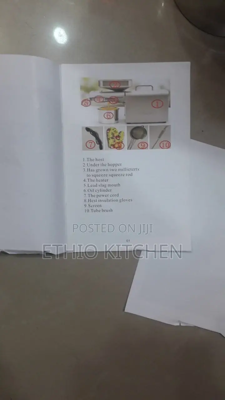 6kg /Hour Mini Oil Press Machine የዘይት መጭመቂያ ማሽን