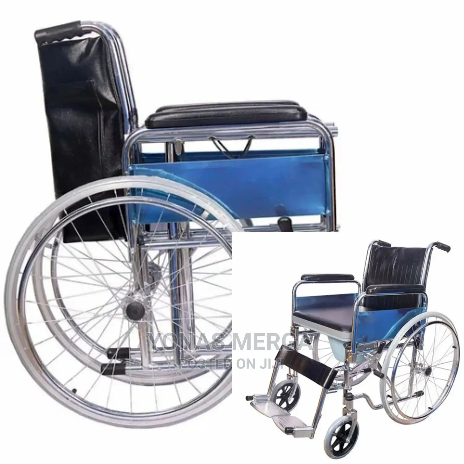Imported Folding Wheel Chair High Weight Bearing Capacity