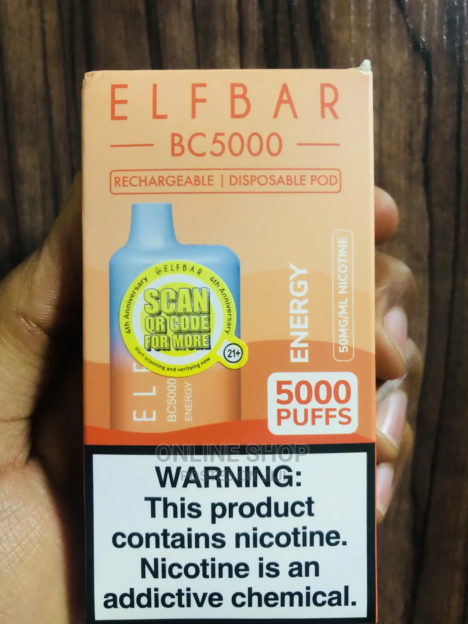 Elfbar Rechargeable Disposable Pod Vape