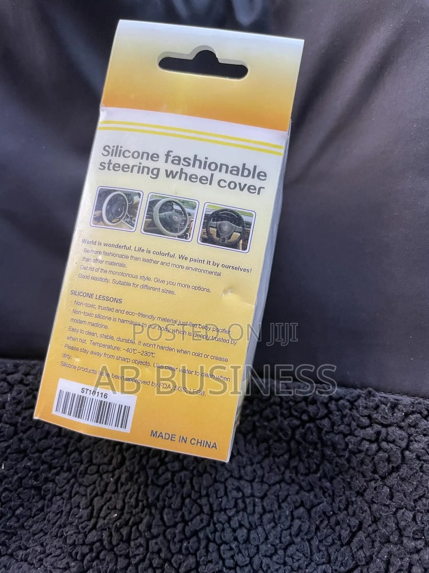 Silicone Fashionable Steering Wheel Cover