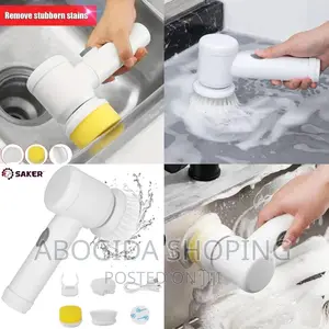 5 In 1 Electric Magic Cleaning Brush የእቃ ማጠቢያ ብሩሽ