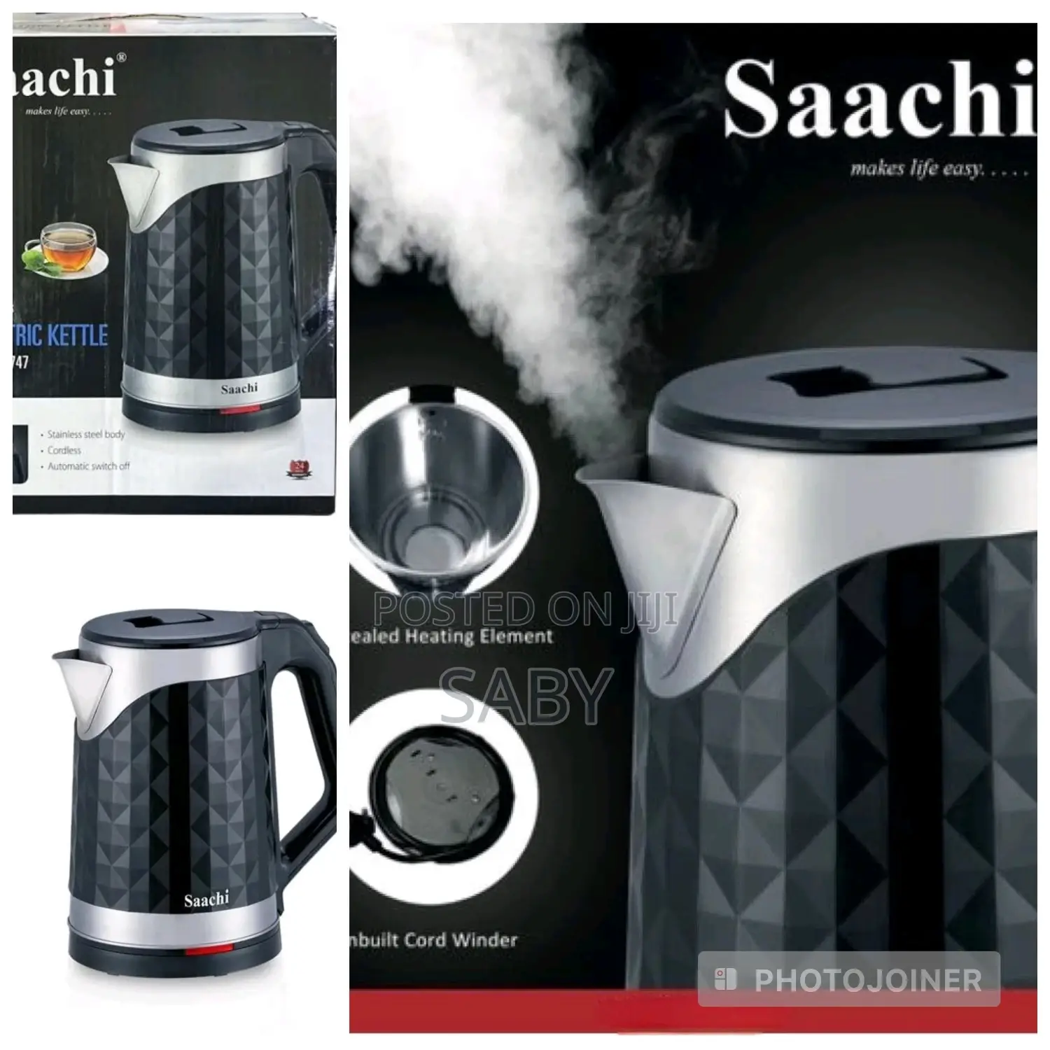 Saachi Electric Kettle ሳቺ ውሃ ማፍያ