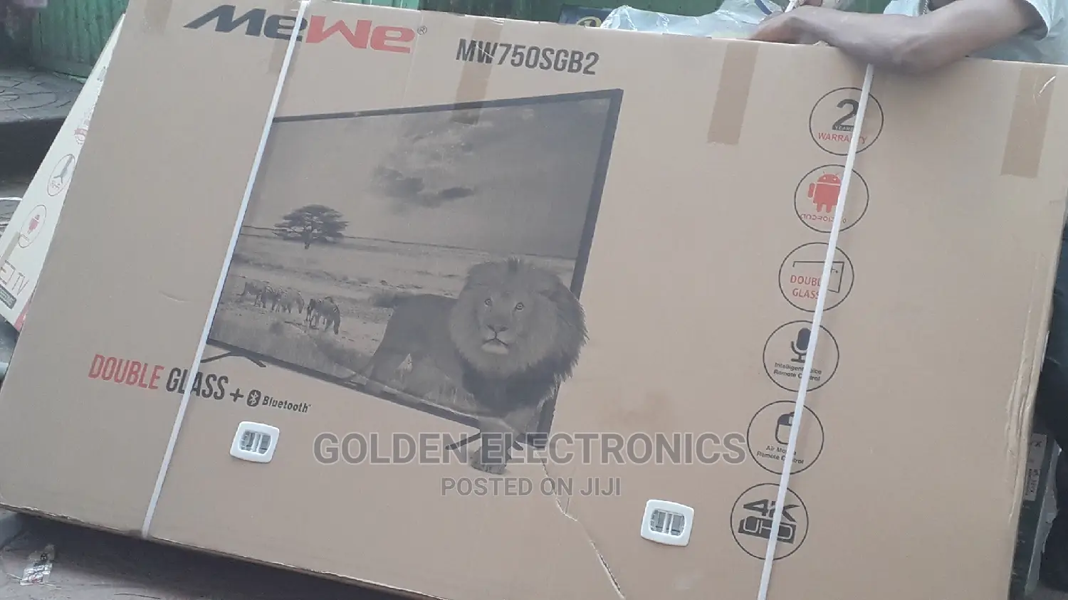 Mewe 75 Inchs UHD Smart Tv Brand New