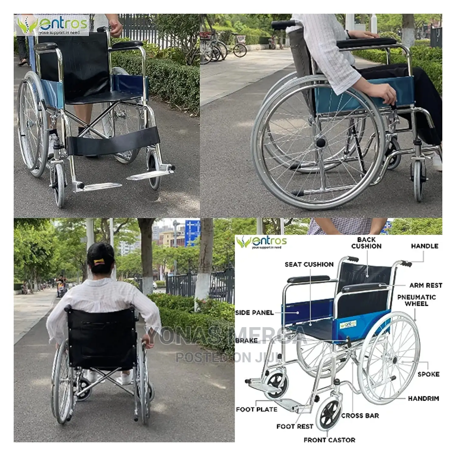 Strongback Ergonomic Lightweight Manual Wheelchair
