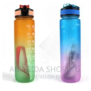Motivational Water Bottle With Time Marker  Free Delivery