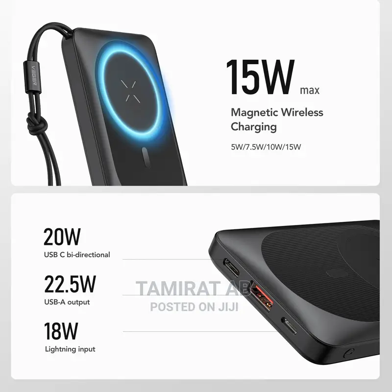 Veger Magon Magnetic Charging Wireless Powerbank 10000mah