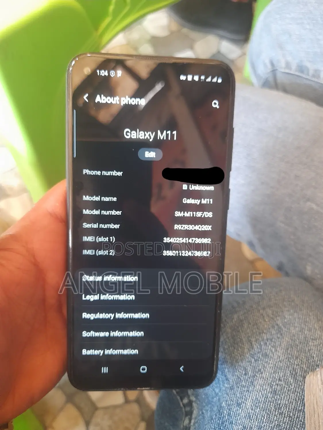 New Samsung Galaxy M11 64 GB Black
