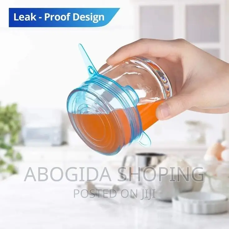 Super Stretch Silicon Lids ( 6 Pack ) With Free Delivery