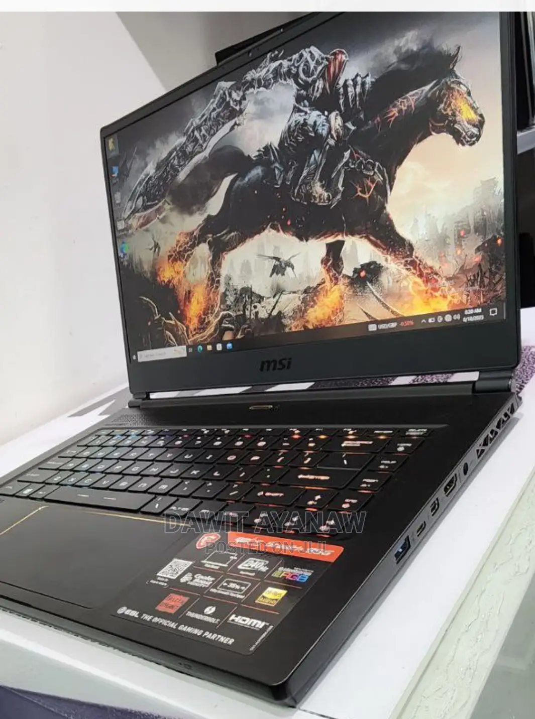 New Laptop MSI 16GB Intel Core I7 SSD 512GB