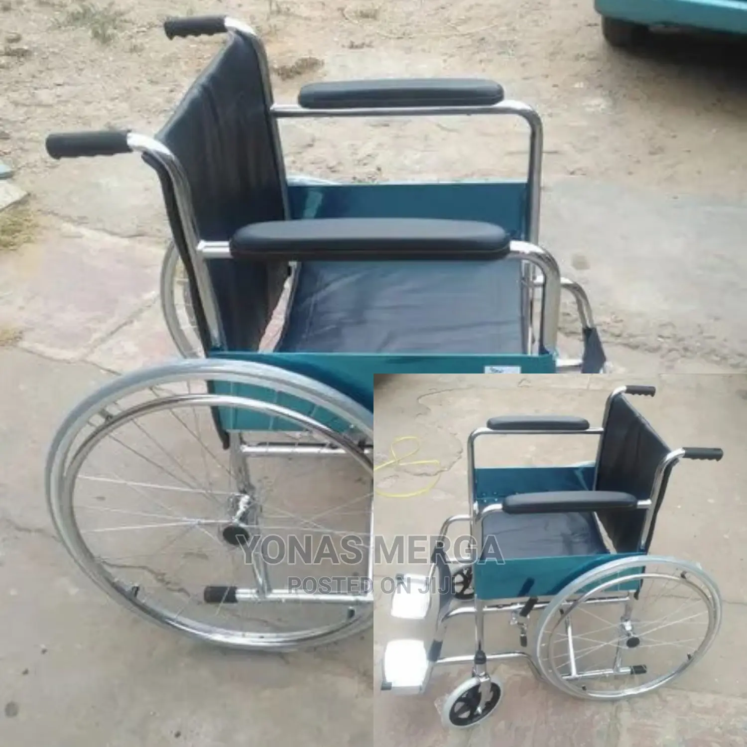 Chrome Manual Folding Wheelchair, Weight Capacity: 150 Kg