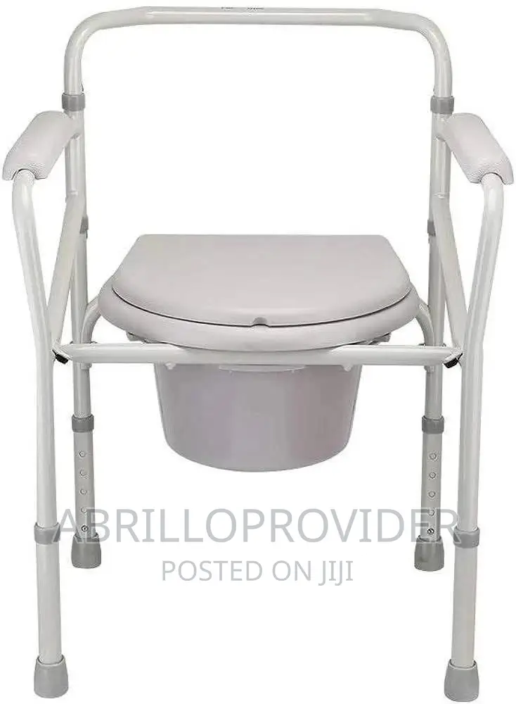 3-in-1 Design for Use as a Bedside Commode Chair