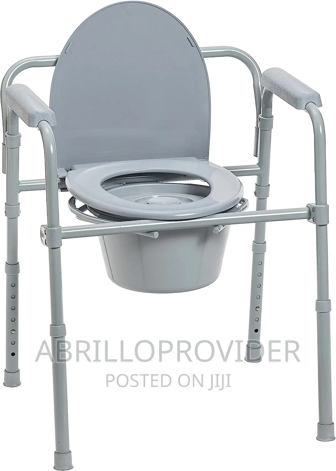 Silver Toilet Use Karma Commode Chair