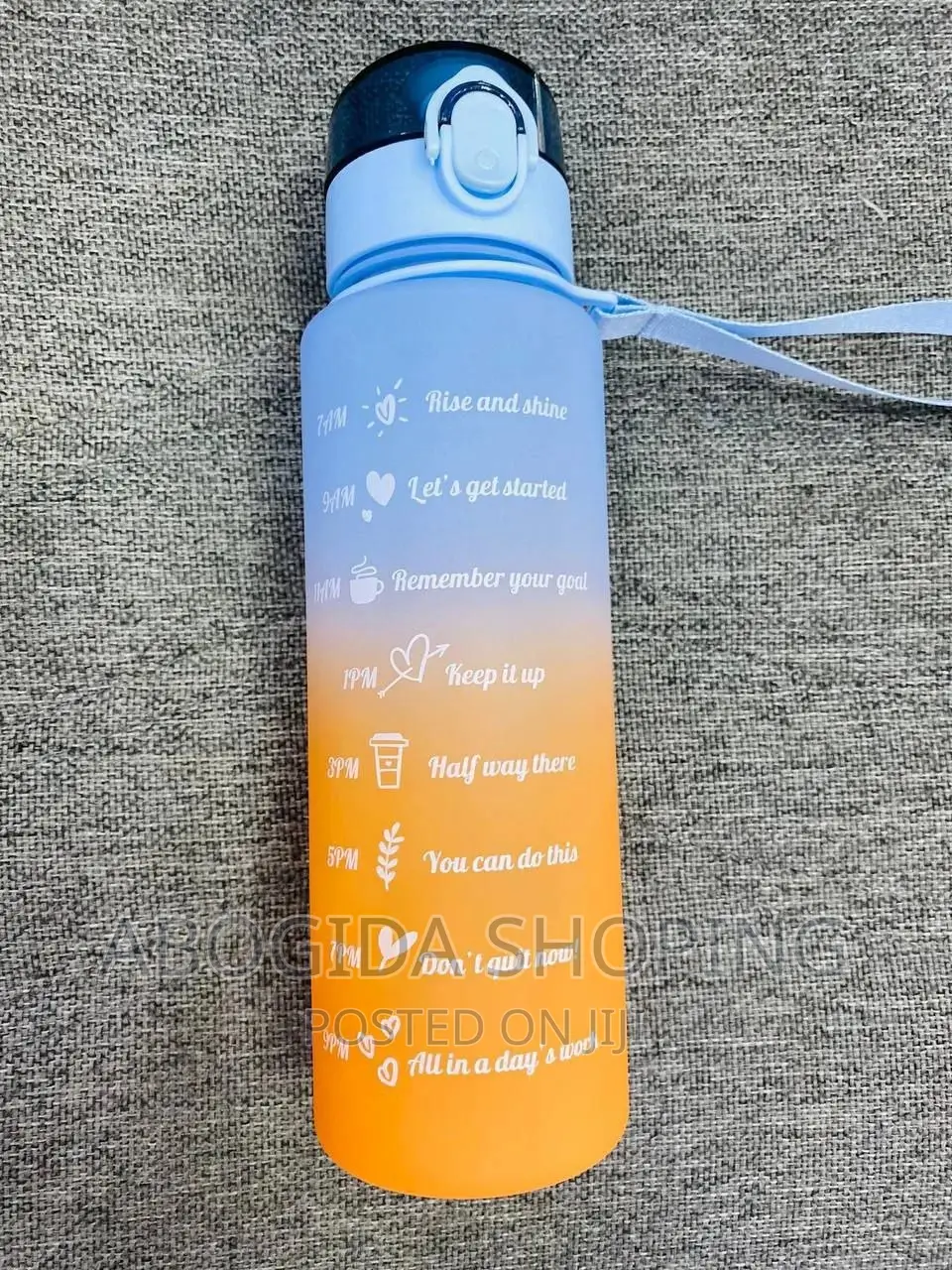 Water Bottle With and With Out Straw With Free Delivery