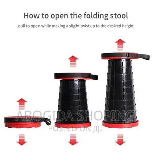 Portable Travel Retractable Stool With Free Delivery