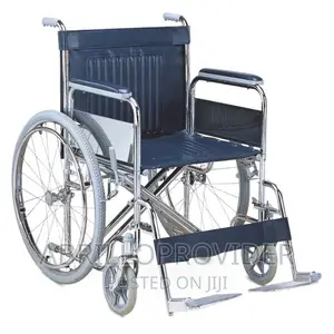 Widthfolding Steel Wheelchair With Chromed Steel Frame