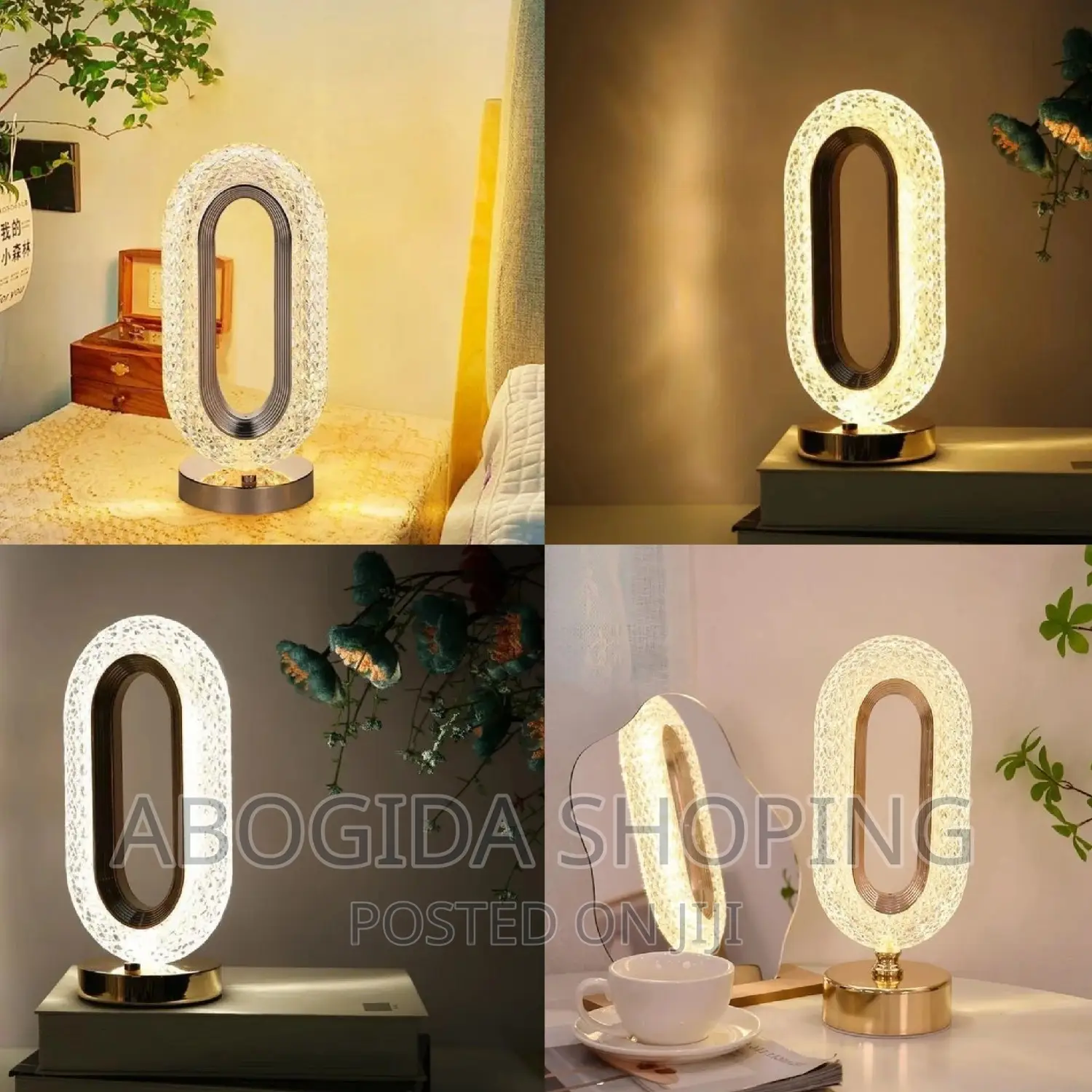 LED Crystal Table Lamp