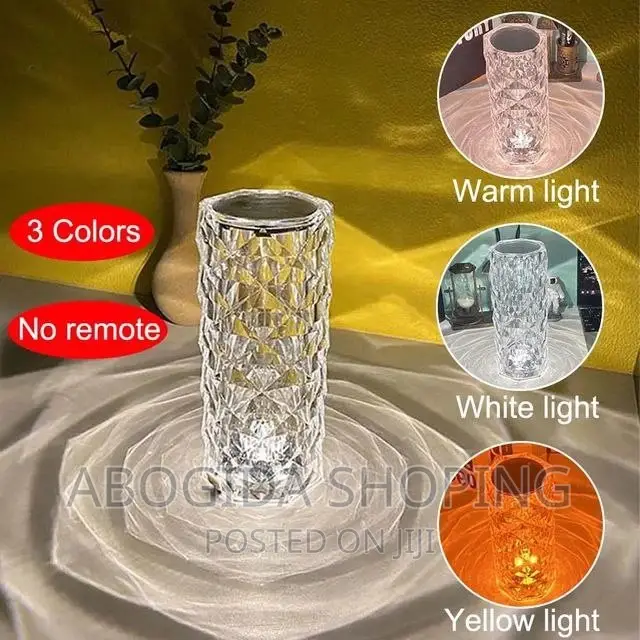 LED Crystal Table Lamp