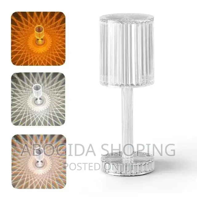 LED Crystal Table Lamp