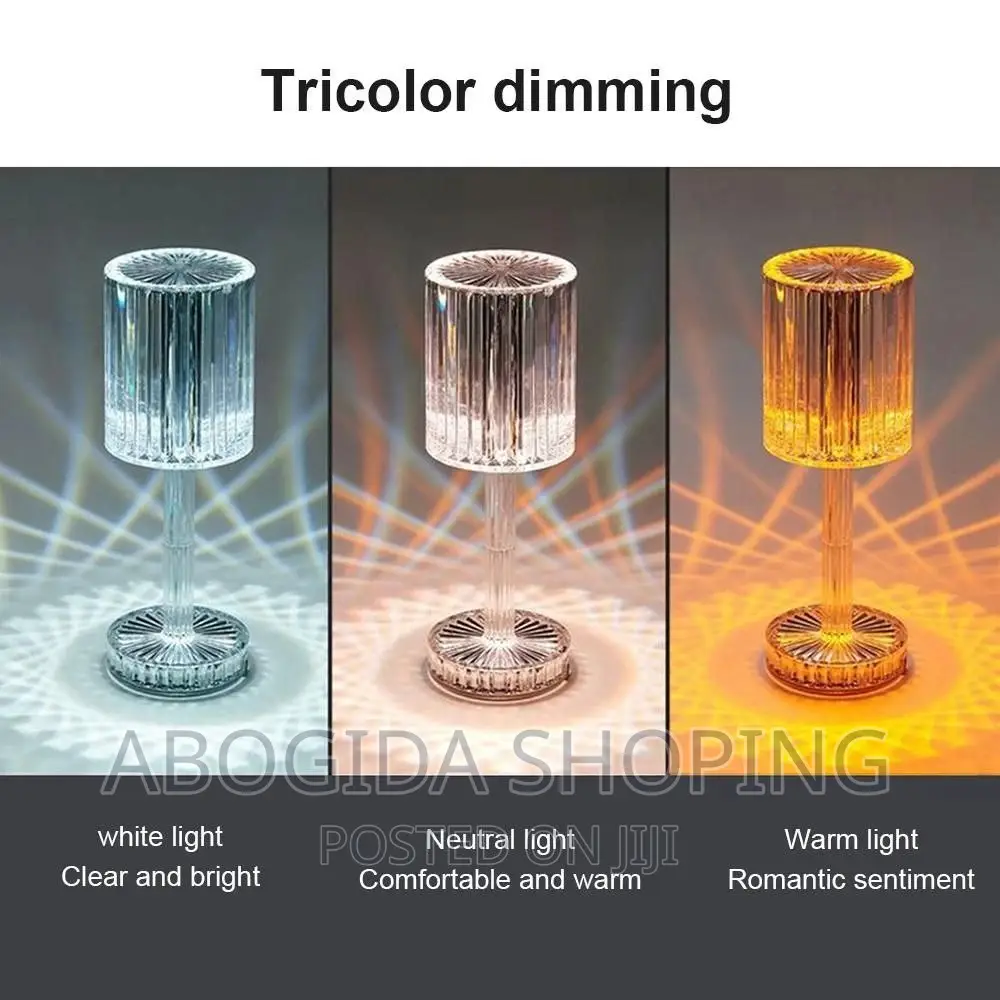 LED Crystal Table Lamp
